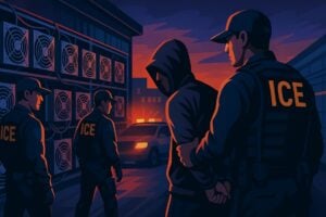 Read more about the article Maxi-blitz by ICE at the crypto data center in Texas: arrests and investigations into ASIC activities