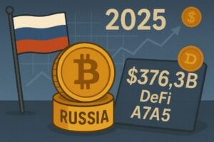 Read more about the article Russia crypto adoption 2025: $376.3B lead from DeFi and A7A5
