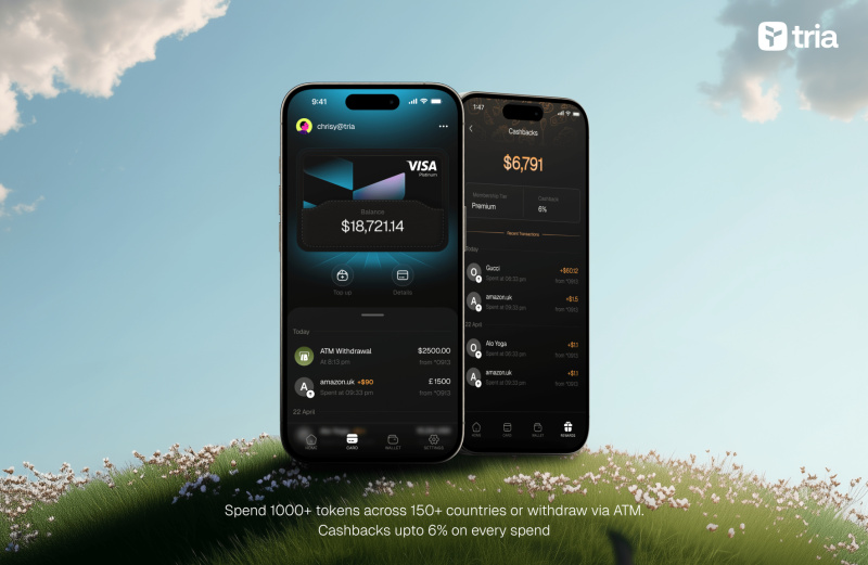 You are currently viewing Tria Raises $12M to Be the Leading Self-Custodial Neobank and Payments Infrastructure for Humans and AI