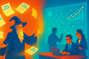 Read more about the article The "Magic" Press Release Myth: Why One Announcement Won't Make Your Crypto Project Famous (And What Actually Will)?