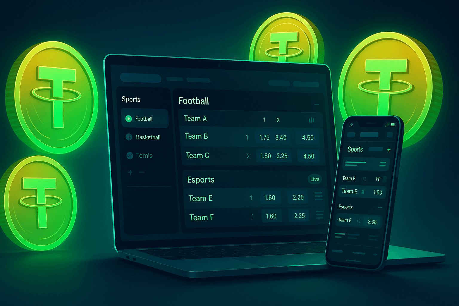 You are currently viewing Best Crypto Sportsbooks That Accept Tether (USDT) in 2025
