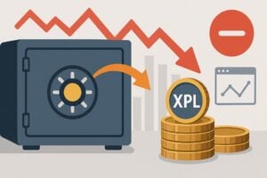Read more about the article XPL, over 600M from the vault and -50%: the team denies sales, on-chain under scrutiny