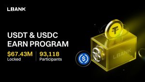 Read more about the article LBank’s Stablecoin EARN Program Reports $67.4M in Locked Value