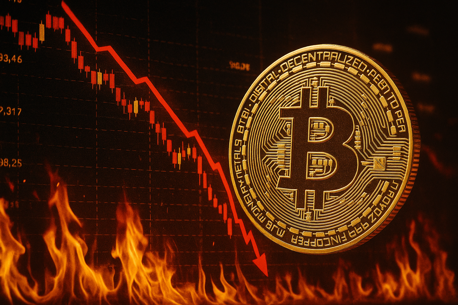 Read more about the article Bitcoin Breaks ‘Uptober’ Tradition With 5% Drop After a Record Liquidations