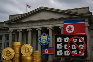 Read more about the article U.S. Treasury Sanctions North Korean Crypto Network, Blacklists 54 Crypto Wallets