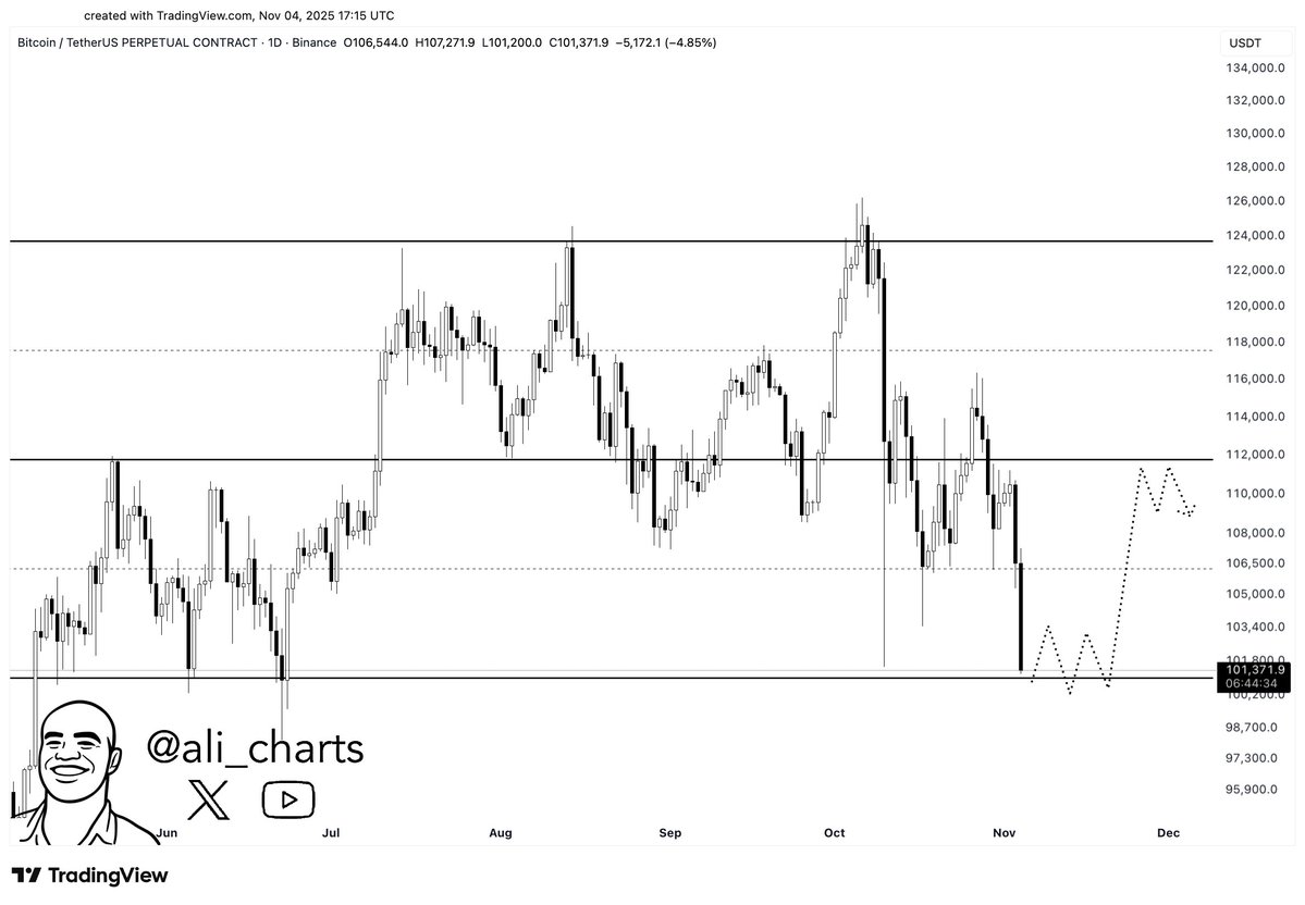 You are currently viewing Crypto Panic or Buying Opportunity? Bitcoin (BTC) Hits Key Zone