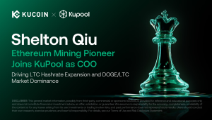 Read more about the article KuPool Appoints SparkPool Veteran Shelton Qiu as COO to Bolster LTC Mining and Expand Multi-Coin Operations