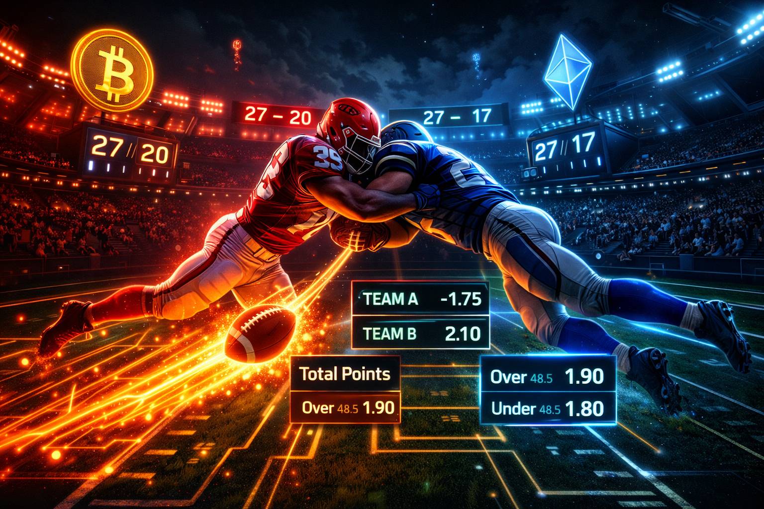 You are currently viewing Best American Football Crypto Betting Sites: Bet with Bitcoin, Ethereum & More