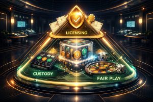 Read more about the article Secure Cryptocurrency Casinos 2026: Licensing, Custody, and Fair Play