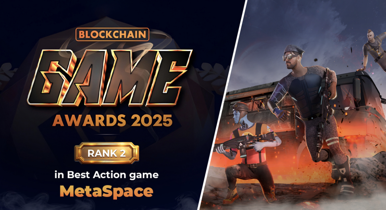You are currently viewing MetaSpace Claims 2nd Best Action Game at Blockchain Awards 2025