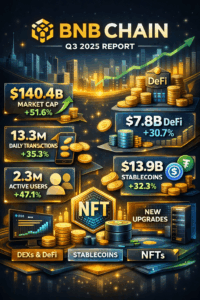 Read more about the article BNB Chain: Exponential Growth of Activity, Tokens, and DeFi in Messari Report