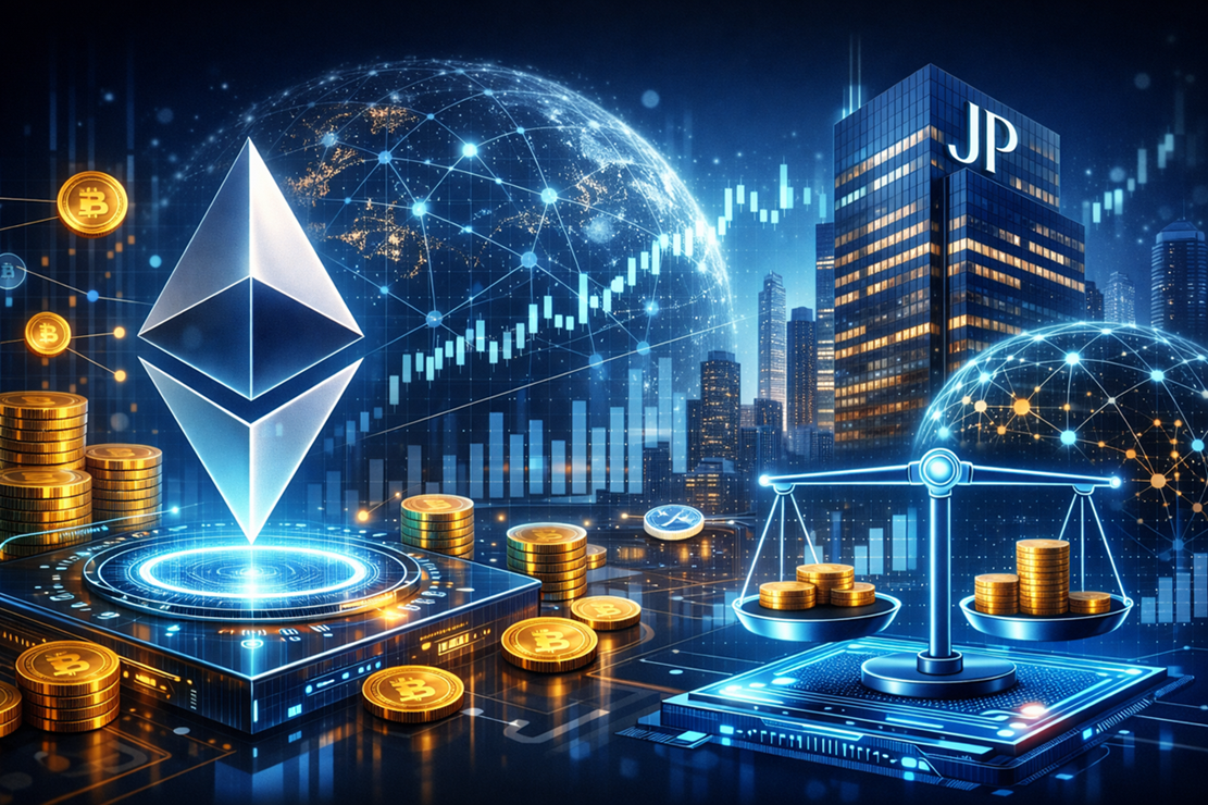 Read more about the article JPMorgan Rolls Out Ethereum Tokenized MMF From $4T Asset Arm