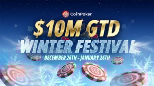 Read more about the article Online Poker Tournament Promotions: $10M GTD Winter Series Starts on CoinPoker