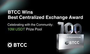 Read more about the article BTCC Exchange Wins Best Centralized Exchange (Community Choice) at BeInCrypto 100 Awards 2025