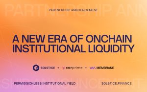 Read more about the article Solstice and Cor Prime Execute First Institutional Stablecoin-for-Stablecoin Repo on a Public Blockchain