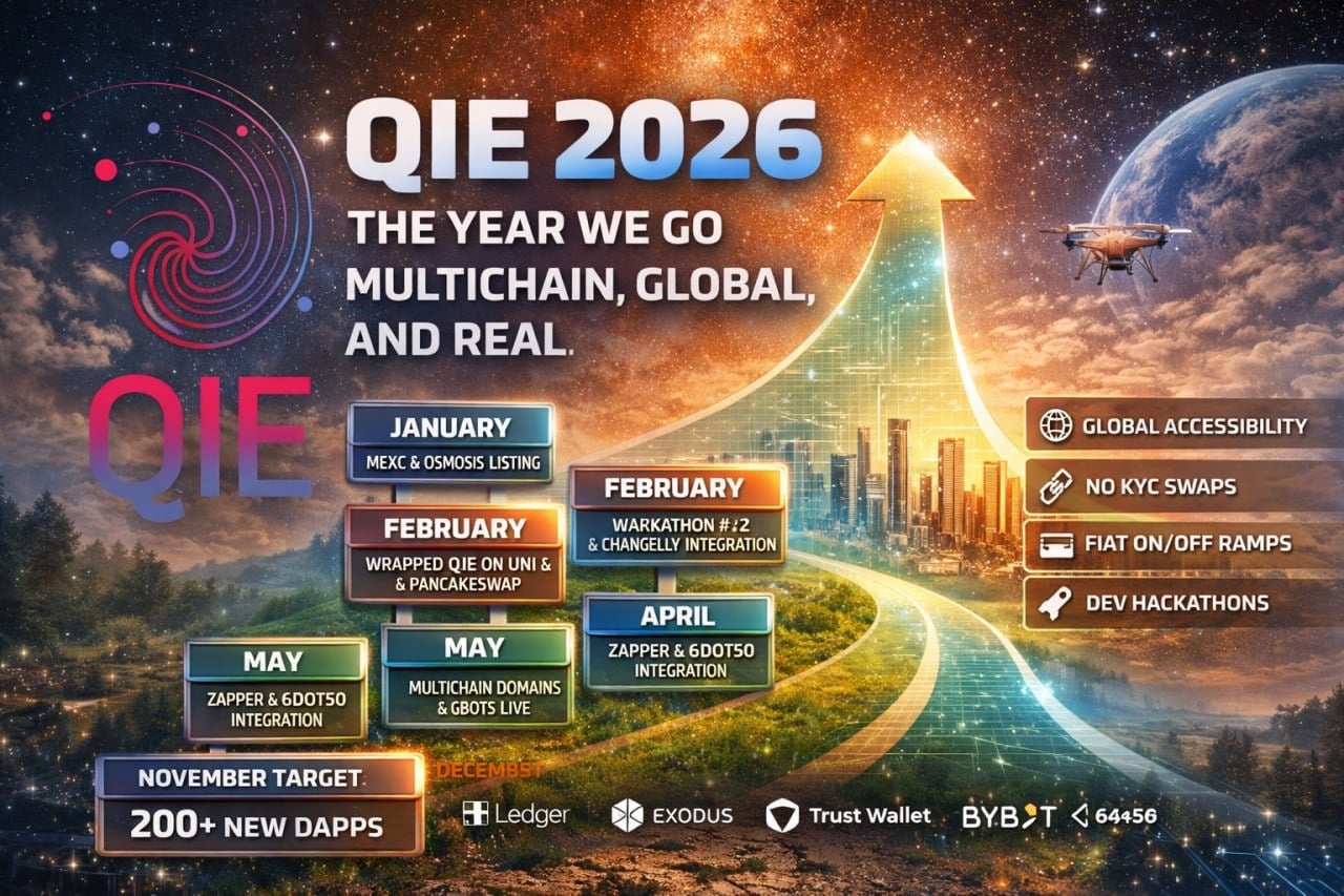 You are currently viewing QIE 2026 Roadmap: Building the Infrastructure for Real Web3 Use