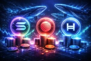 Read more about the article Whales Silently Accumulate: Solana, Sei, and Hedera in the Spotlight After the Pullback