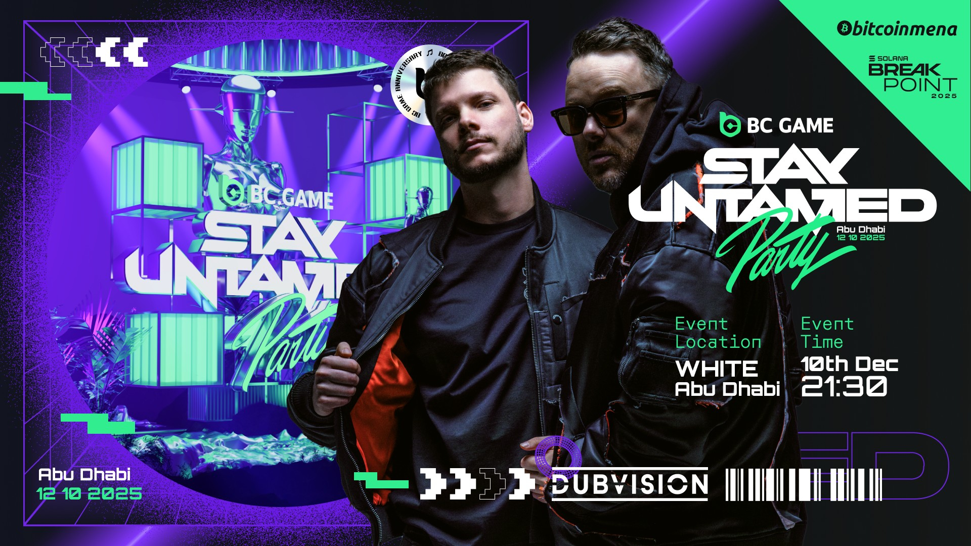 You are currently viewing BC.GAME’s “Stay Untamed” Breakpoint Eve party tops 1,200 sign-ups, with DubVision and Mari Ferrari headlining