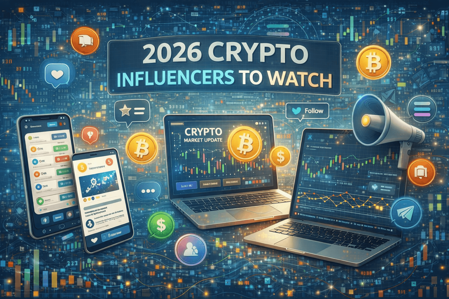 You are currently viewing Crypto Influencers to Watch for the 2026 Market Cycle