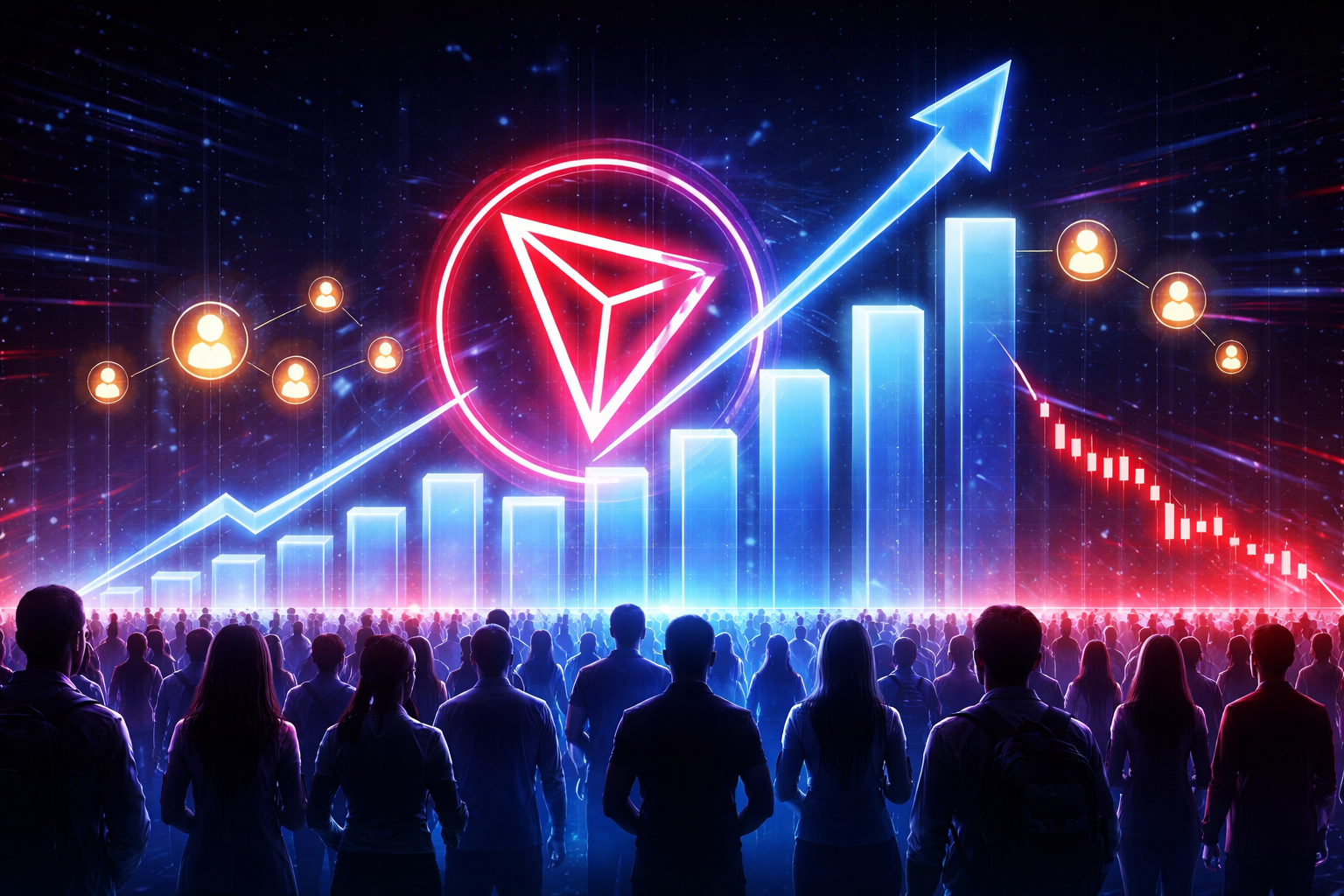 You are currently viewing TRON Users Hit Record Growth as TRX Slumps