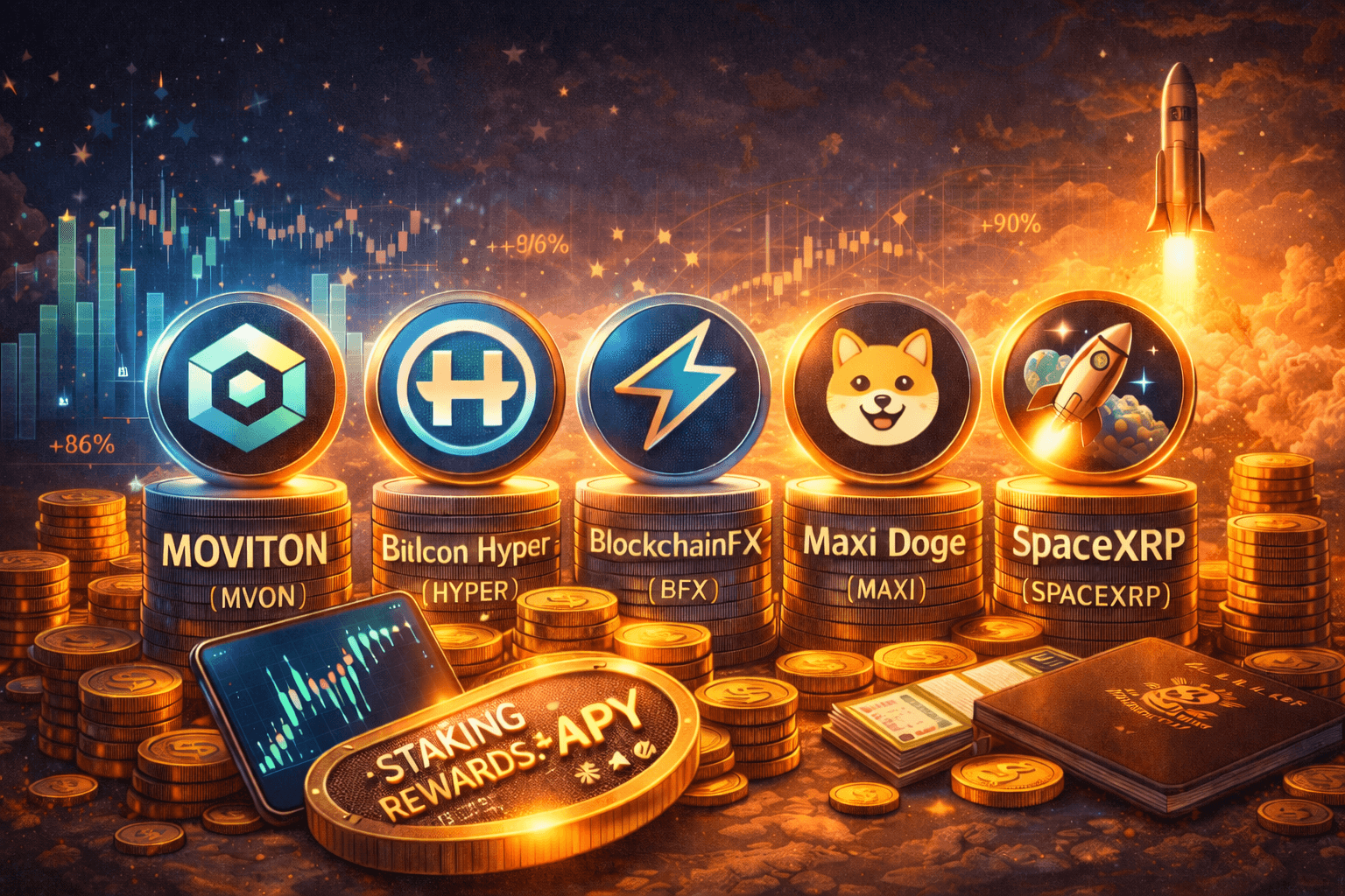 You are currently viewing 5 Crypto Presales with Staking Rewards in 2025: Early Entry Opportunities for Passive Income