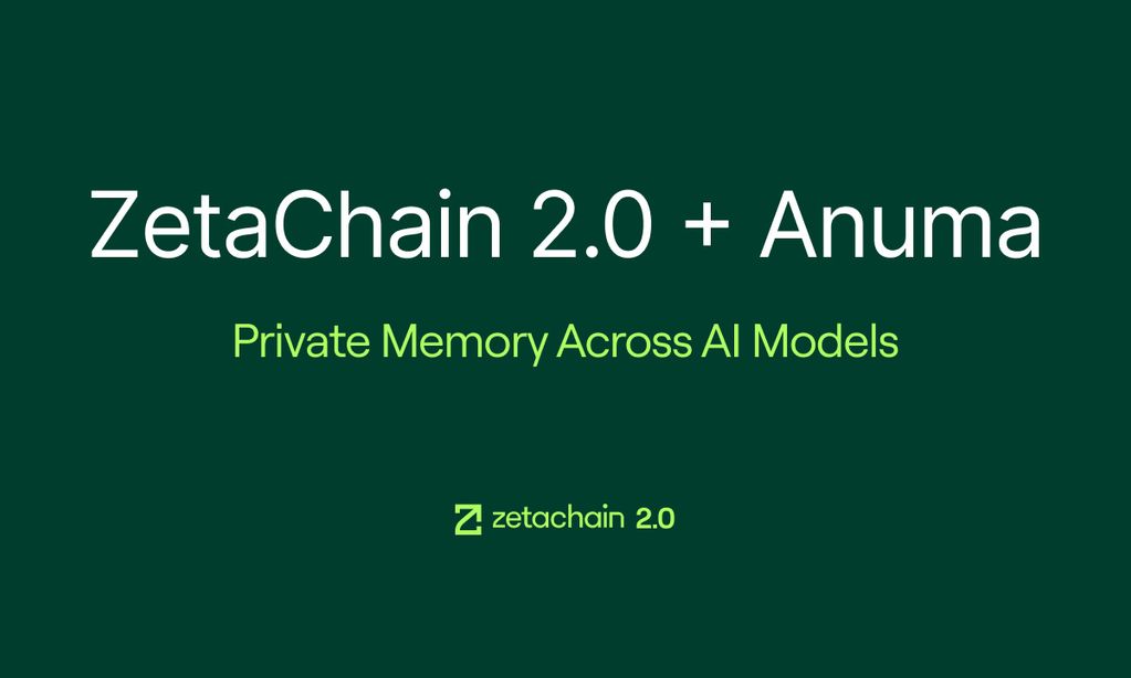 Read more about the article ZetaChain 2.0 Launches With Anuma, Bringing Private Memory and AI Interoperability to Creators