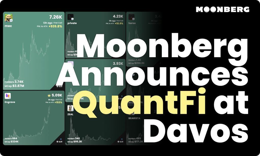 You are currently viewing Moonberg Announces QuantFi at Davos