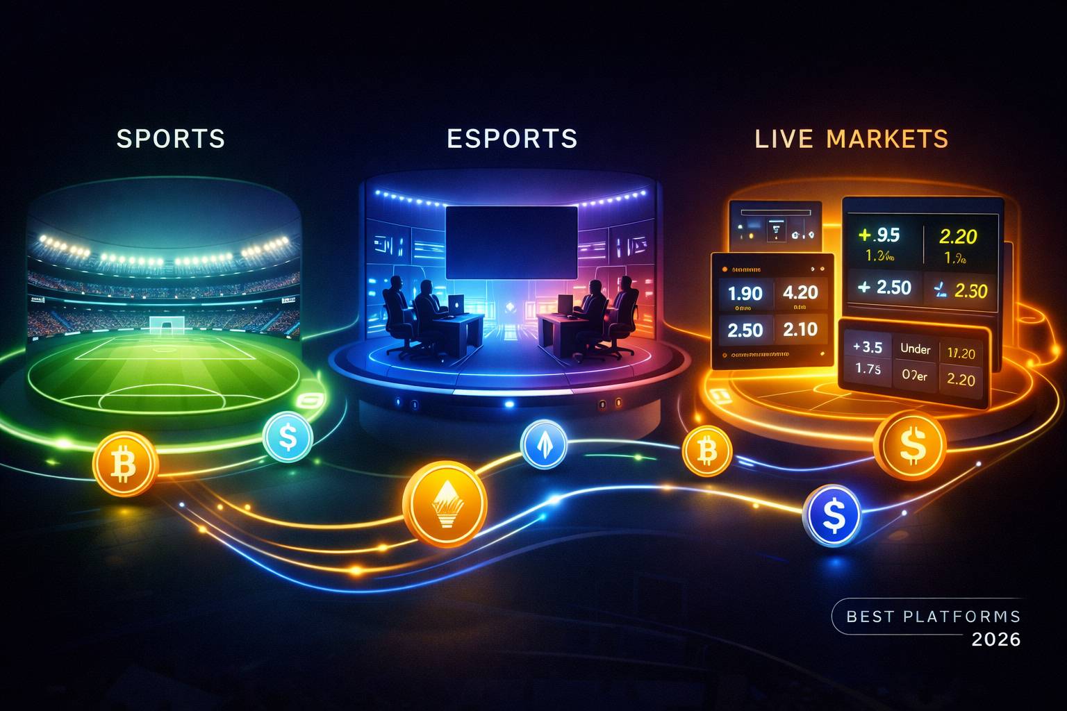 You are currently viewing Best Crypto Betting Platforms 2026: Sports, eSports, and Live Markets