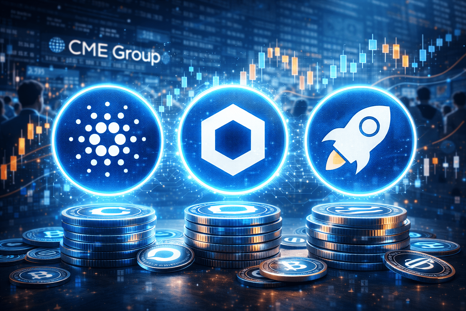 You are currently viewing CME Group to Launch Cardano, Chainlink, and Stellar Futures on February 9