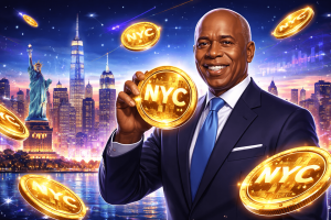 Read more about the article Ex–New York City Mayor Eric Adams Unveils ‘NYC Token’ Memecoin