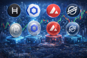 Read more about the article Hedera, Chainlink, AVAX and XLM Dominate RWA Development, Santiment Reports