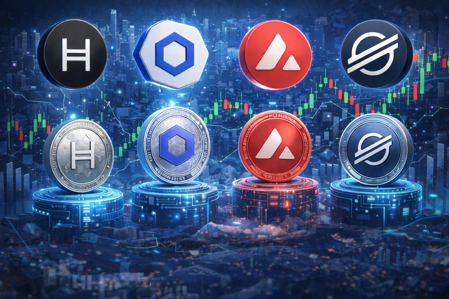 You are currently viewing Hedera, Chainlink, AVAX and XLM Dominate RWA Development, Santiment Reports