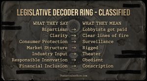 Read more about the article The CLARITY Act uses Bank Secrecy laws to quietly kill decentralized access without ever banning code
