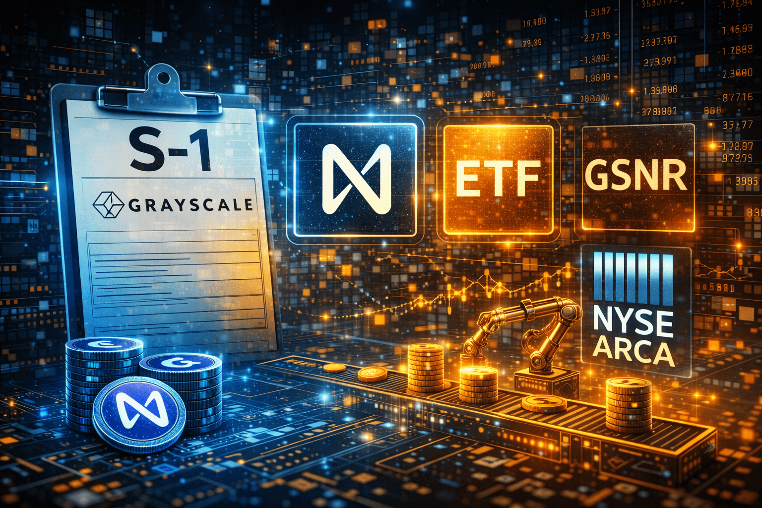 You are currently viewing Grayscale Submits S-1 for NEAR ETF Listing Under GSNR Ticker on NYSE Arca