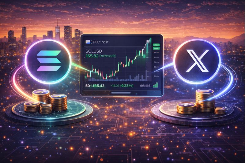 You are currently viewing Solana Ecosystem Gets a Lift as X Integrates Live Market Data