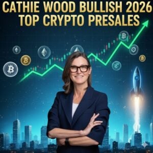 Read more about the article Cathie Wood’s 2026 Outlook: Best Crypto Presales to Buy