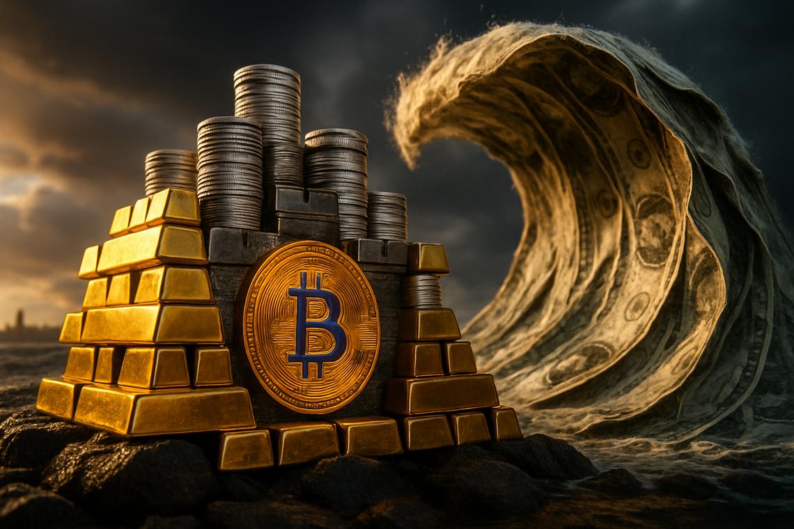 You are currently viewing Kiyosaki investment advice highlights bitcoin gold silver as hedge against US risks