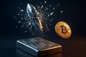 Read more about the article What the bitcoin silver ratio is signaling as volatility grips the silver market