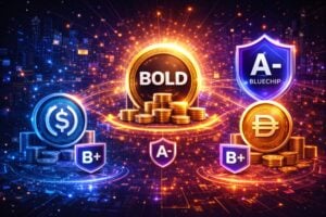 Read more about the article BOLD surpasses USDC and DAI: the DeFi stablecoin receives an A- rating from Bluechip