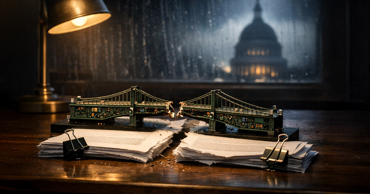 You are currently viewing Bipartisan Senate crypto alliance just imploded, leaving these high-stakes software developer protections in limbo