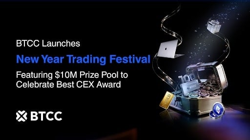 You are currently viewing BTCC Launches 2026 New Year Trading Festival with $10 Million Prize Pool