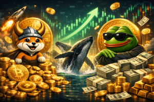 Read more about the article FLOKI and PEPE Lead Massive Surge in $100K+ Whale Transactions