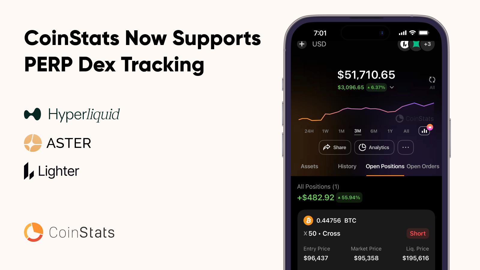You are currently viewing CoinStats Expands Perpetual DEX Tracking with Aster, Hyperliquid, and Lighter Integrations