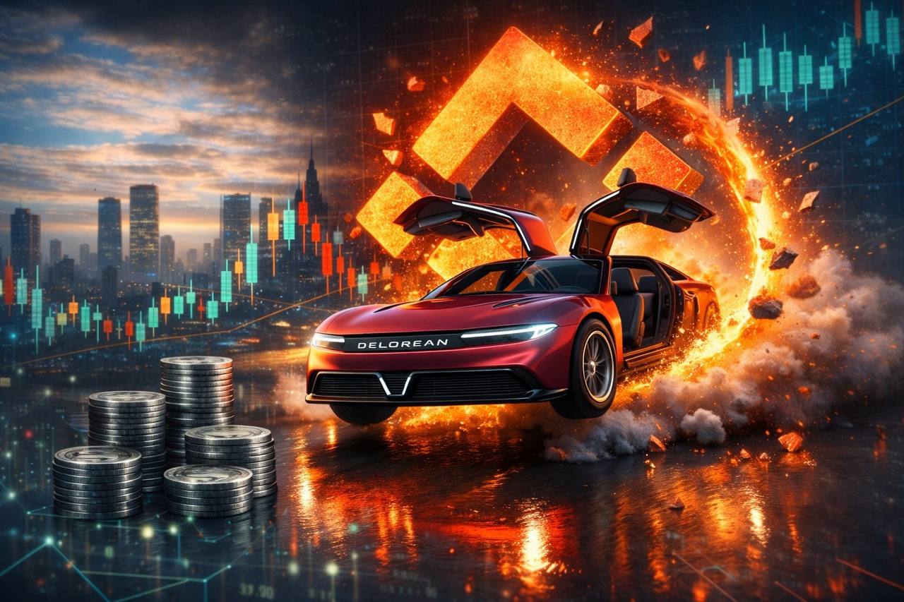 Read more about the article DeLorean $DMC Surges After Binance Perpetuals Removal as Community Reasserts Control