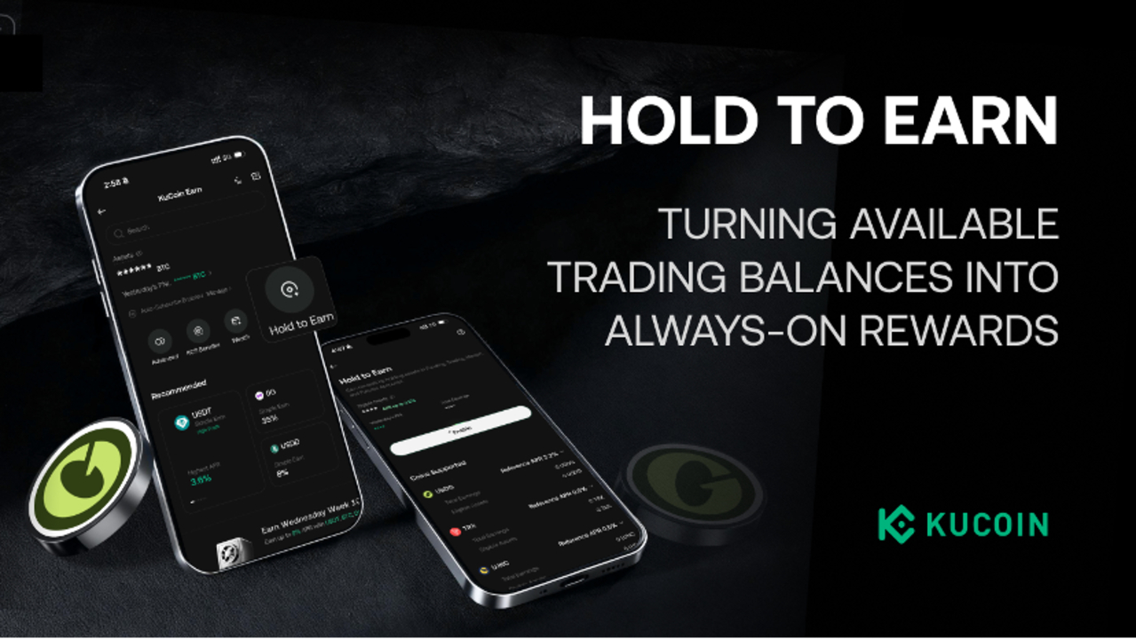 Read more about the article KuCoin Introduces Hold to Earn, Turning Available Trading Balances Into Always-On Rewards
