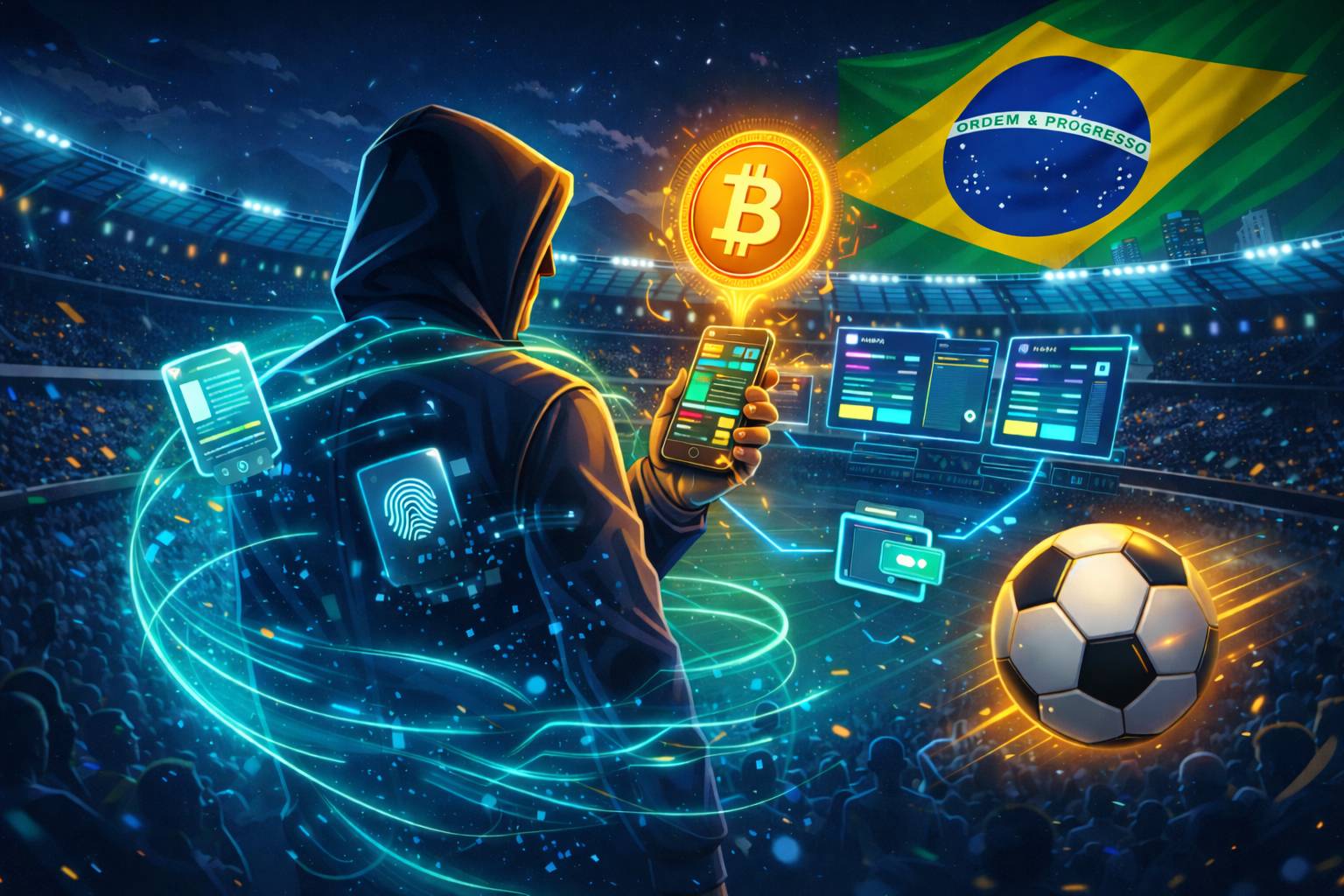 You are currently viewing Where to Bet on Football with Bitcoin in Brazil Anonymously