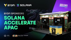Read more about the article BYDFi Joins Solana Accelerate APAC at Consensus Hong Kong, Expanding Solana Ecosystem Engagement