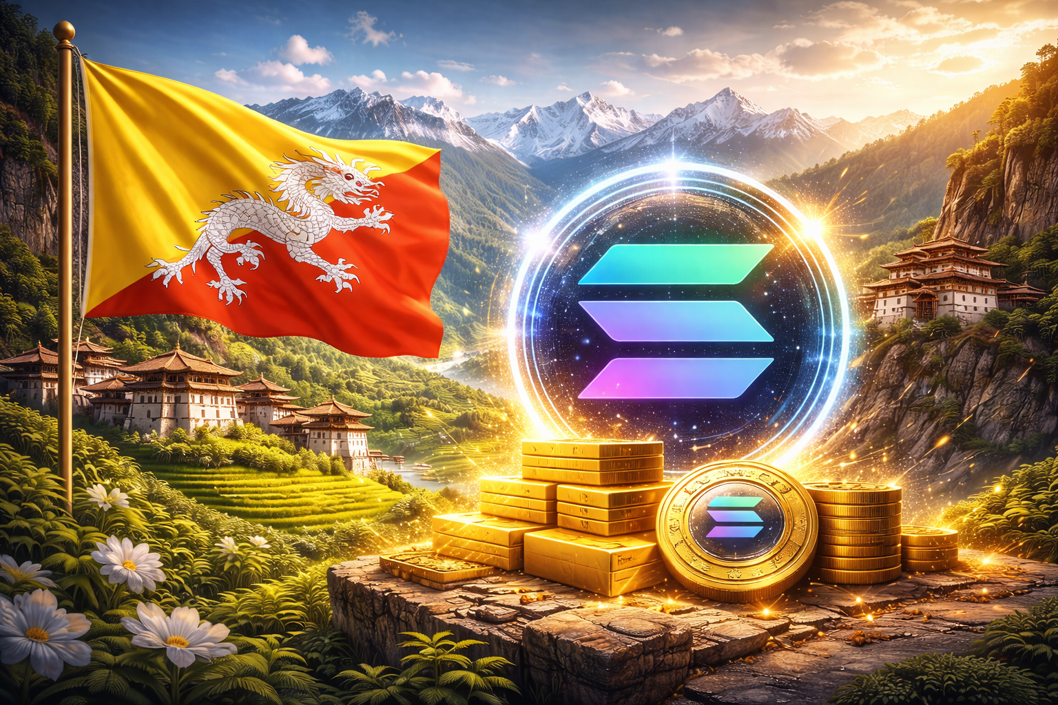 You are currently viewing Bhutan Issues Gold-Backed Visas on Solana Blockchain