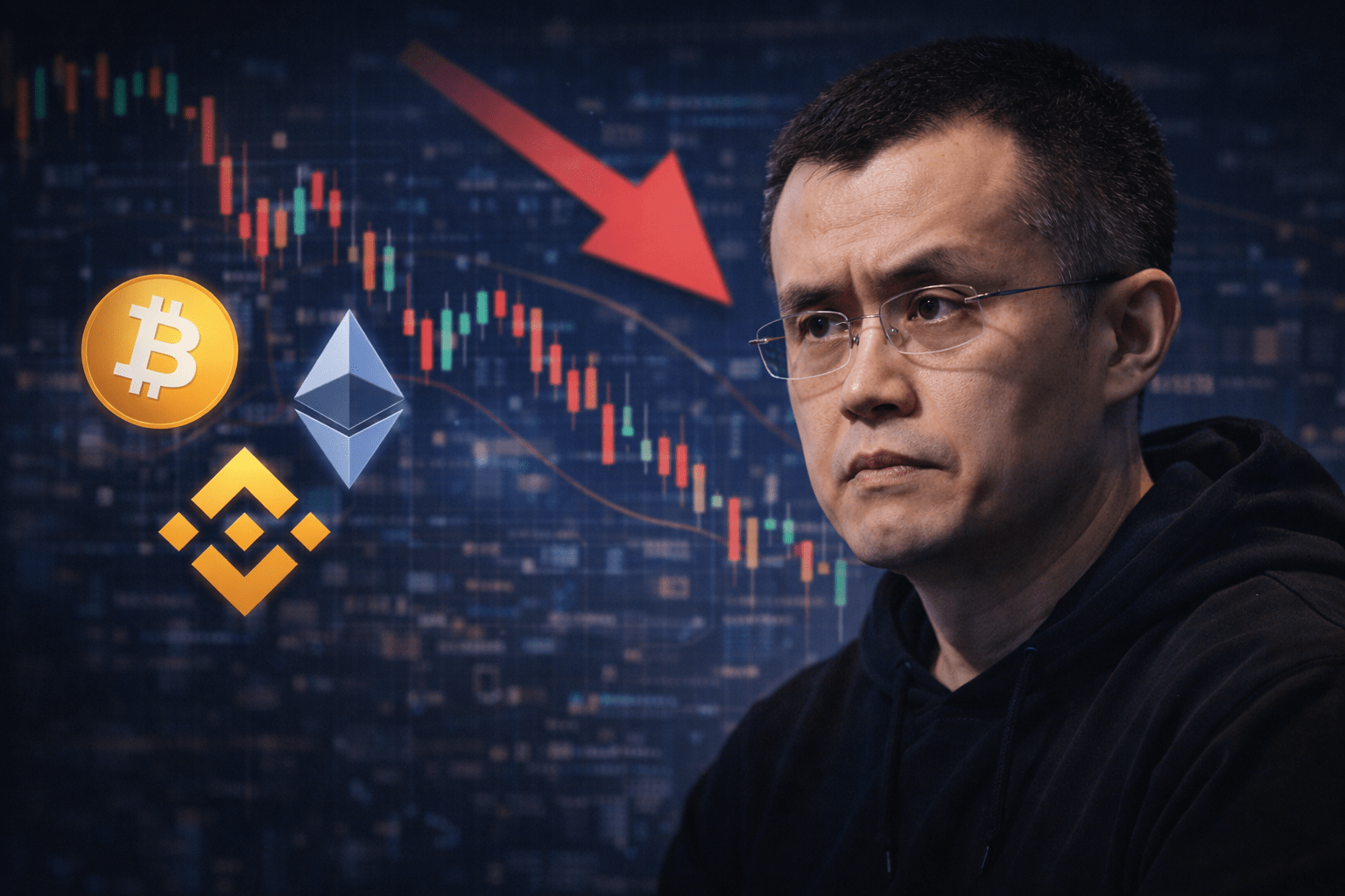 You are currently viewing Binance’s CZ Pushes Back on Blame as BTC, ETH, and BNB Prices Slide