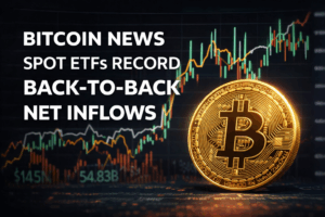 Read more about the article Bitcoin News: Spot ETFs Record Back-to-Back Net Inflows